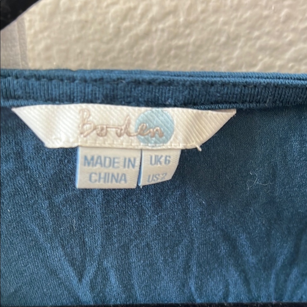 Teal Wrap Top Boden - Picture 2 of 5